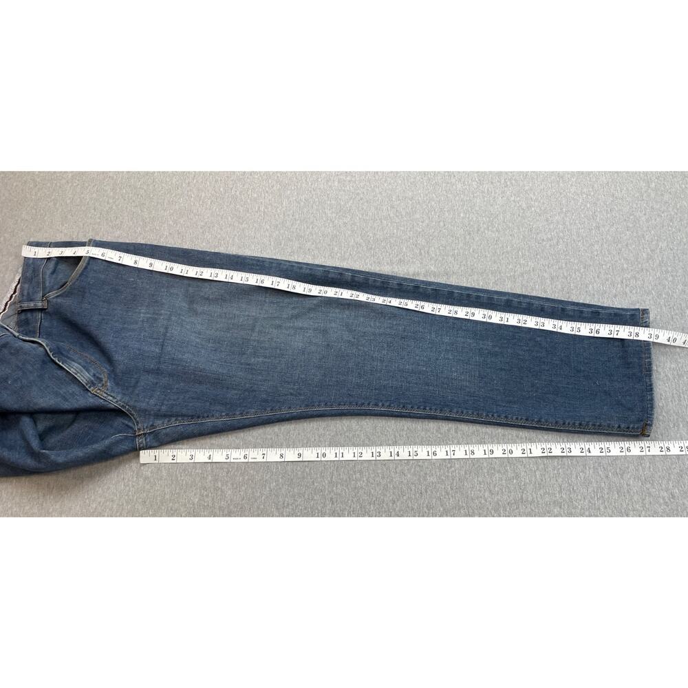 Peter Millar Jeans Mens 38 Blue Cotton Blend Stretch Straight MS18B94 - Picture 6 of 7